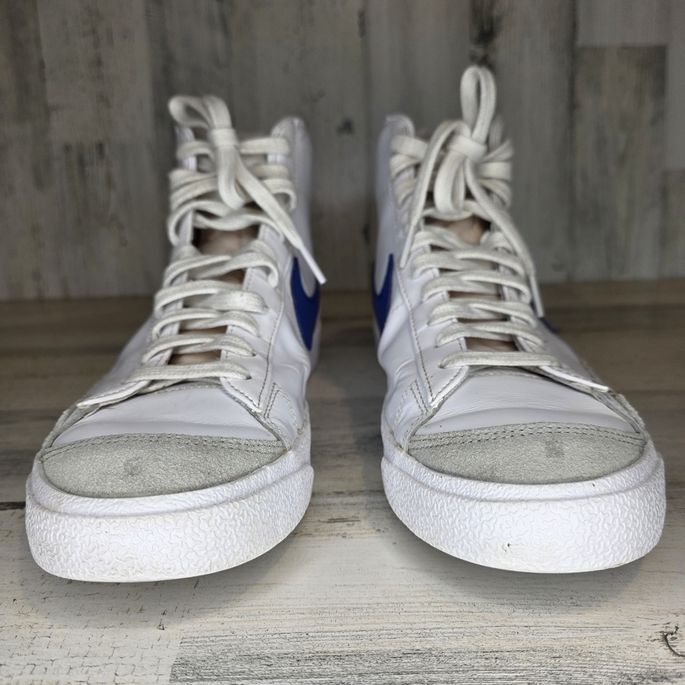 Nike Blazer Mid '77 Vintage White Game Royal Men’s Size 10.5 High Top W/box - Picture 11 of 16
